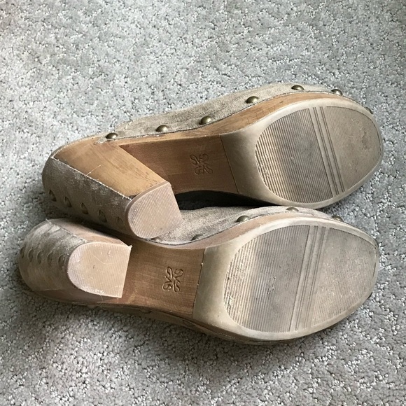 SimplyVera Vera Wang high heeled platform mule sandal with stud accents-size 8.5 - Picture 2 of 5